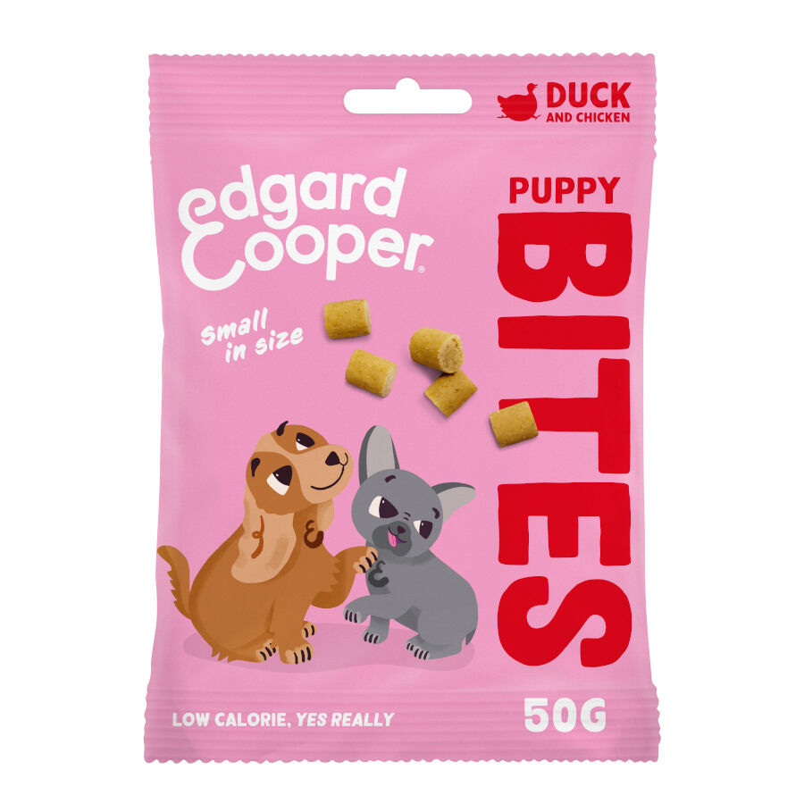 Edgard & Cooper Snacks Mini Puppy de Pato e Frango para cães , , large image number null